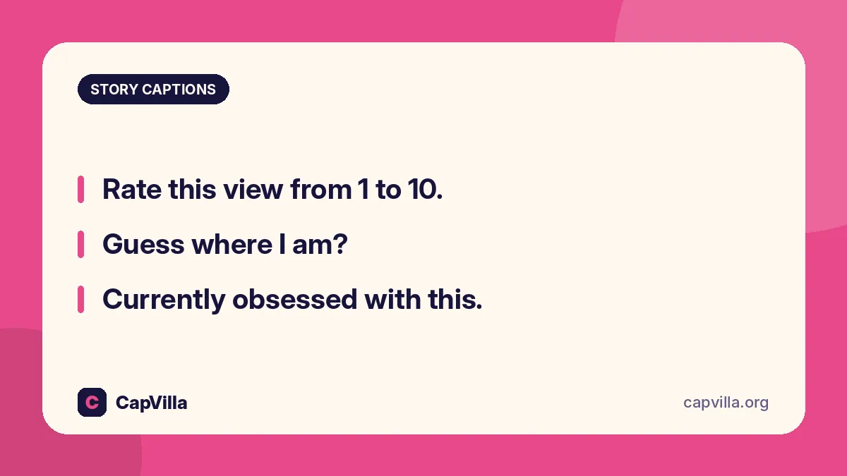 Caption for Instagram story ideas