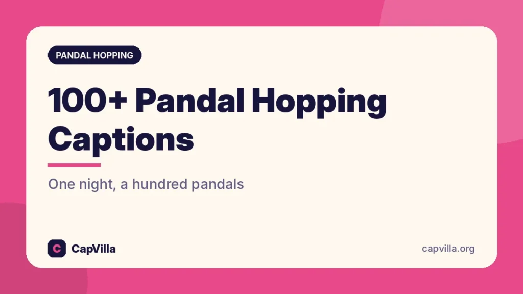 100+ Pandal Hopping Captions for Durga Puja